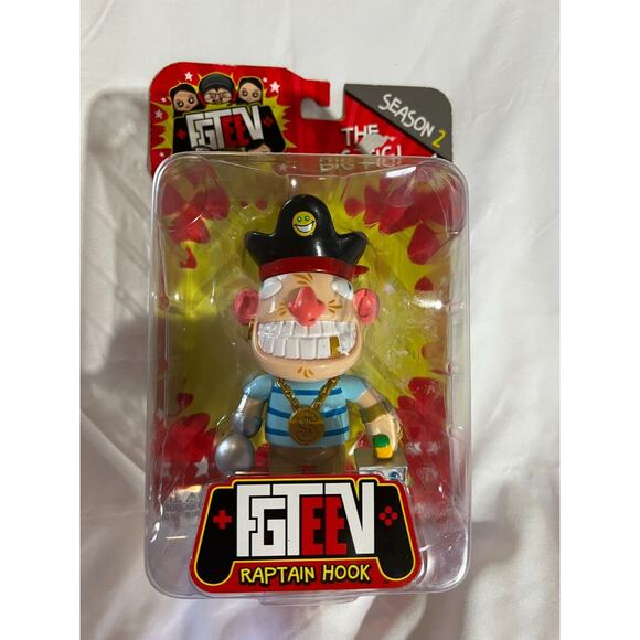 FGTEEV Raptain Hook The Big Fig Season 2 TWO 2020 NEW Bonkers Hunter Products - Picture 1 of 10